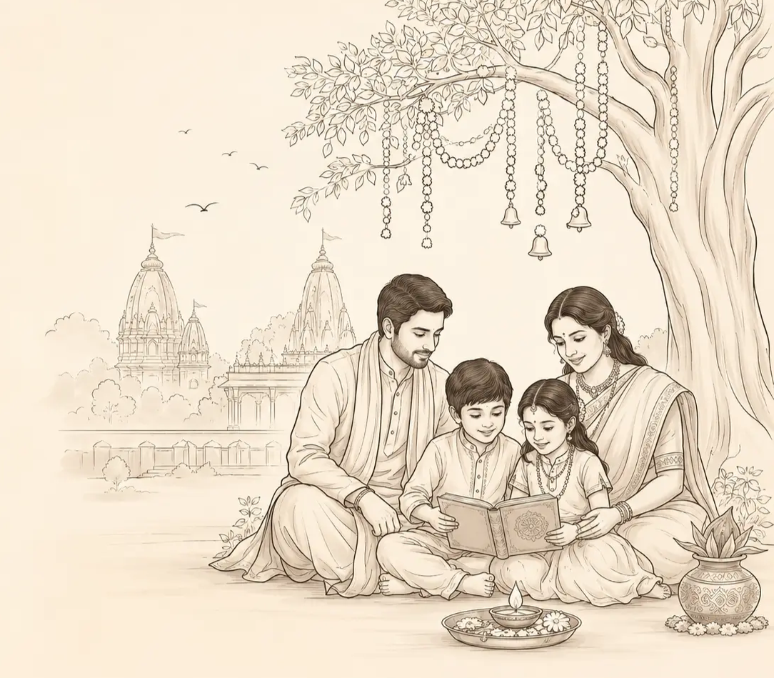 Traditional brass oil lamp symbolizing sacred matrimonial traditions